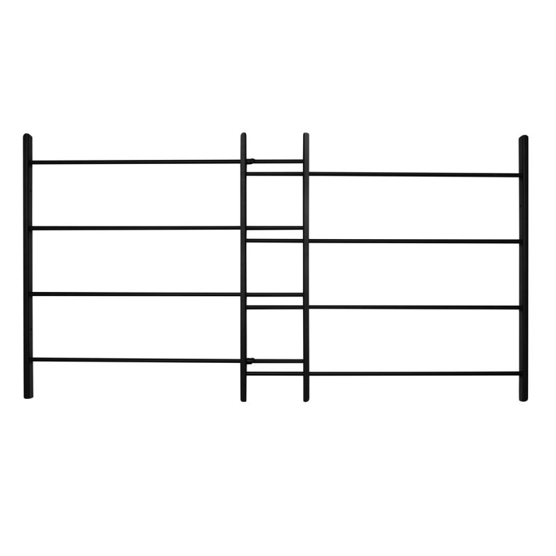 4 Bar Window Guards: 20" Height, Adjustable width from 22" to 38" WG20-38