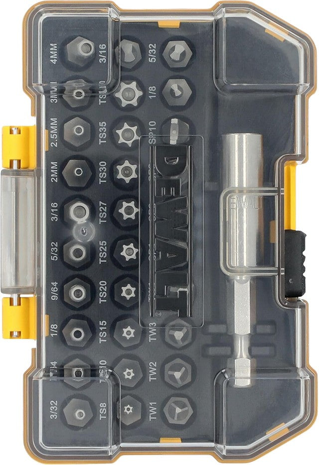 DeWALT DWAX200 31pc Magnetic Bit Security Screwdriving Set