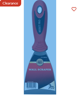 Dynamic 03015 3" Flex Wall Scraper