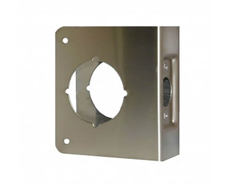 Don-Jo DONJO WRAP AROUND PLATE - 2-1/8" HOLE - 4-1/4" X 4-1/2" - 1-3/4" DOOR - 2-3/4" BACKSET - US32D - BOXED 81-S-CW DNJ81S