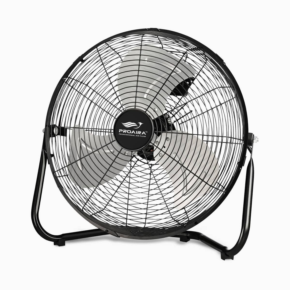 14" High Velocity Cradle Floor Fan, 3 Speed Control, Black CFHV14B