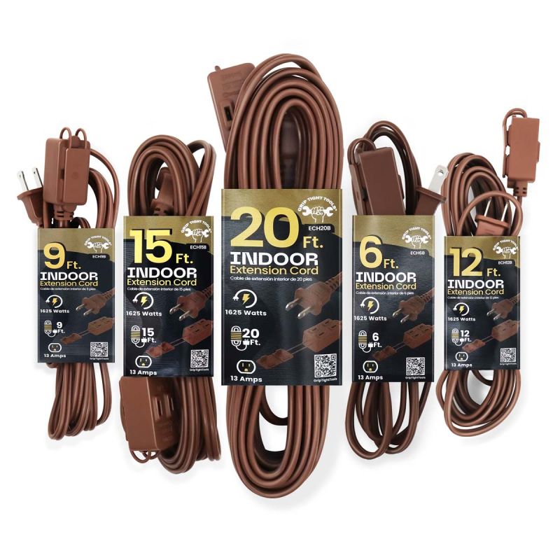 Household Extension Cord, 16-2 SPT, White