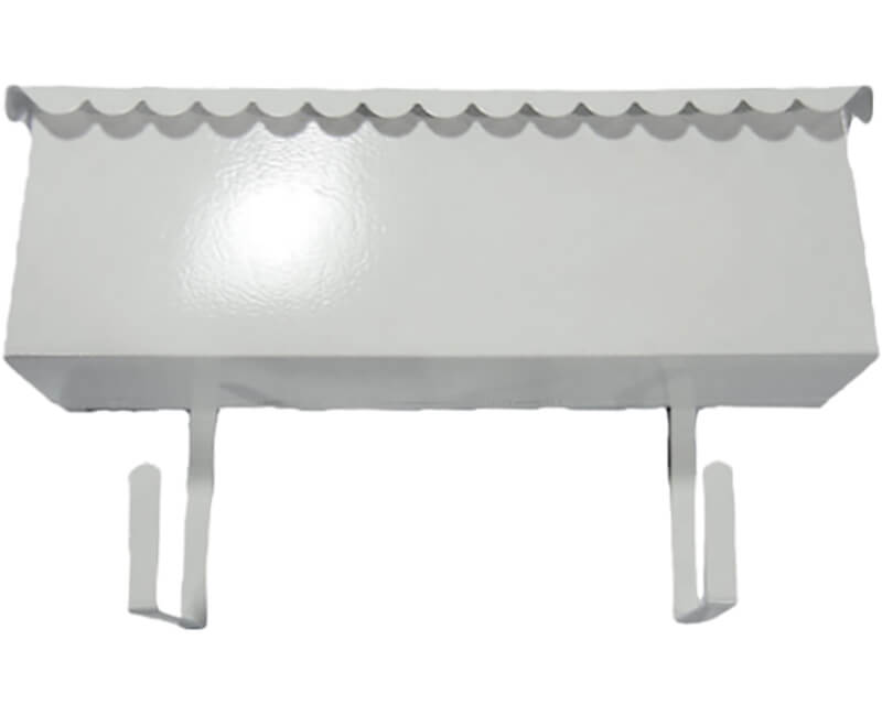 Tuff Stuff HORIZONTAL MAILBOX WHITE ENAMEL FINISH 15" WIDE X 6-1/4" HIGH X 3" DEEP TUF2032