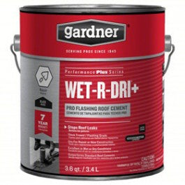 ARDNER-GIBSON 7341-GA WET-R-DRI+ PRO FLASHING ROOF CEMENT GALLON