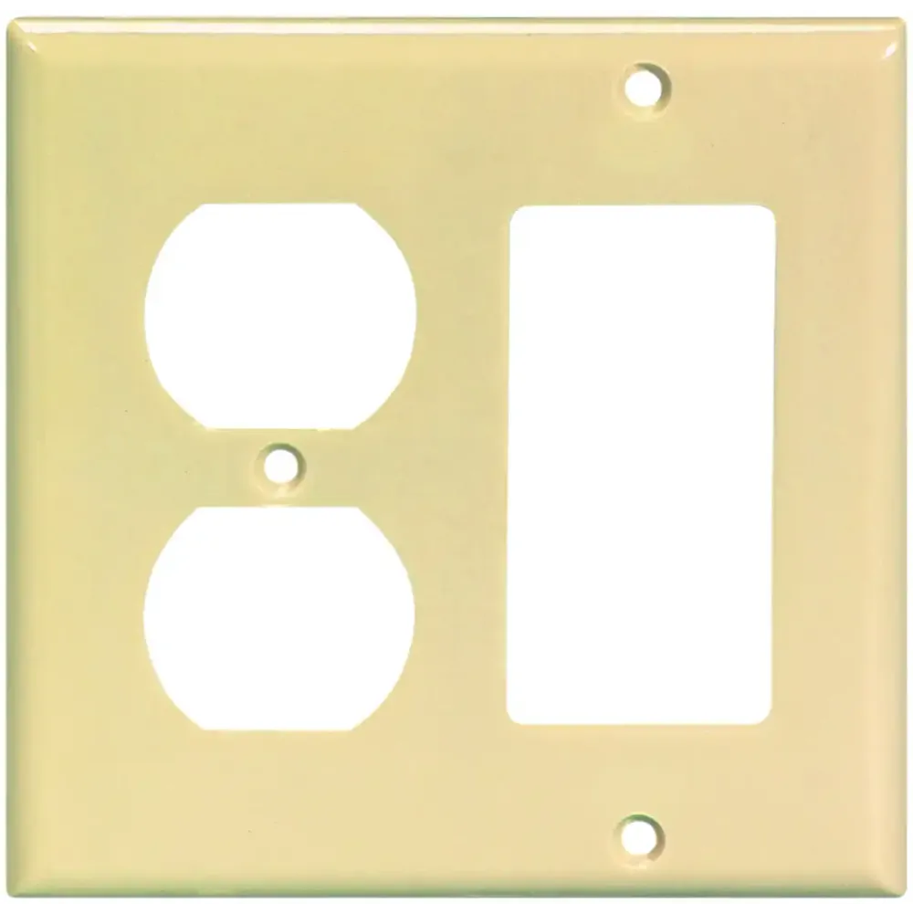 Eaton Wiring Devices 2157V-BOX 2 Gang Duplex Receptacle Wall Plate