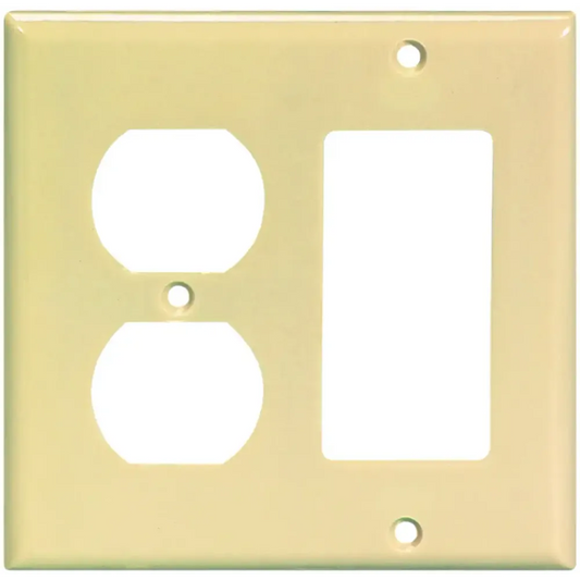 Eaton Wiring Devices 2157V-BOX 2 Gang Duplex Receptacle Wall Plate