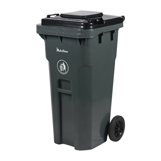 32-Gallon Gray Rollout Container-P575-01049