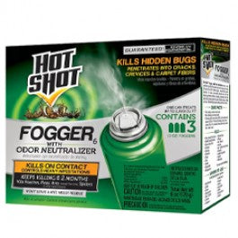 SPECTRUM HG-96180 2 OZ HOT SHOT FOGGER WITH ODOR NEUTRALIZER 3PACK