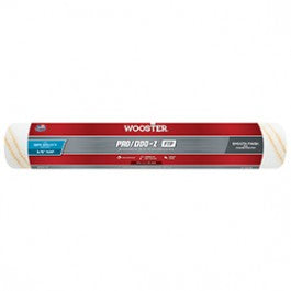 WOOSTER PRO/DOO-Z FTP RR666-18 18" X 3/8" WHITE/GOLD STRIPE WOVEN ROLLER COVER
