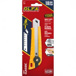 OLFA 5003 18MM HEAVY DUTY RATCHET LOCK UTILITY KNIFE L-1