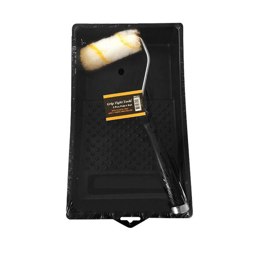 3 PC Mini Paint Tray Set - Fabric Roller MkA3