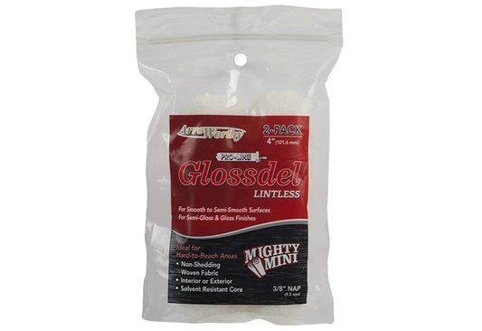 Glossdel Plus Mini Roller Value Packs 4" 4-GL3CK-6C