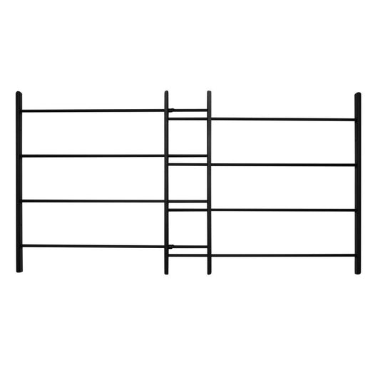 4 Bar Window Guards: 20" Height, Adjustable width from 22" to 38" WG20-38