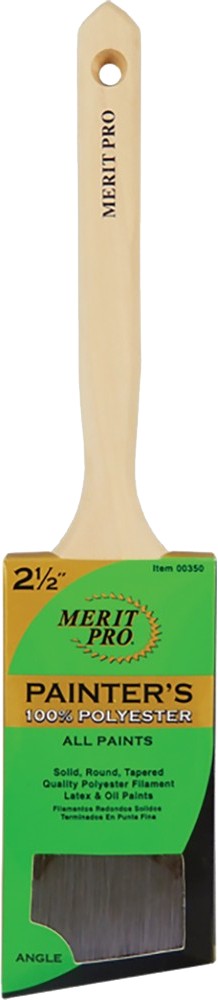 Merit Pro 00350 2-1/2" Painters Professional Angle Sash Brush
