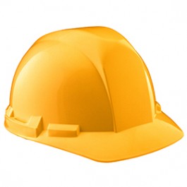 SAS 7160-46 YELLOW STANDARD HARD HAT 6 POINT ADJUSTABLE RATCHET HEAD STRAP