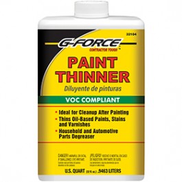 G-FORCE PAINT THINNER Gallon PLASTIC BOTTLE VOC COMPLIANT
