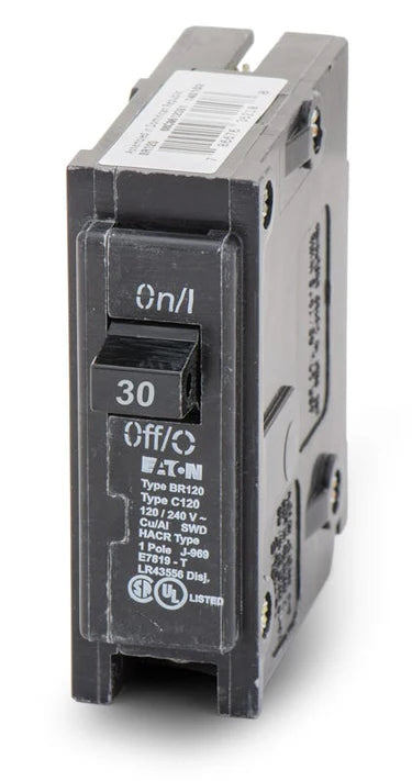 Eaton BR130 1 Pole Circuit Breaker 30A