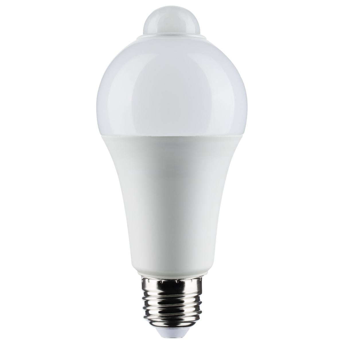 S11446  12A19/PIR/950/120V/ND  12 Watt A19 LED; White; 5000K; 1050 Lumens; 120 Volt; PIR Sensor; Non-Dimmable motion light