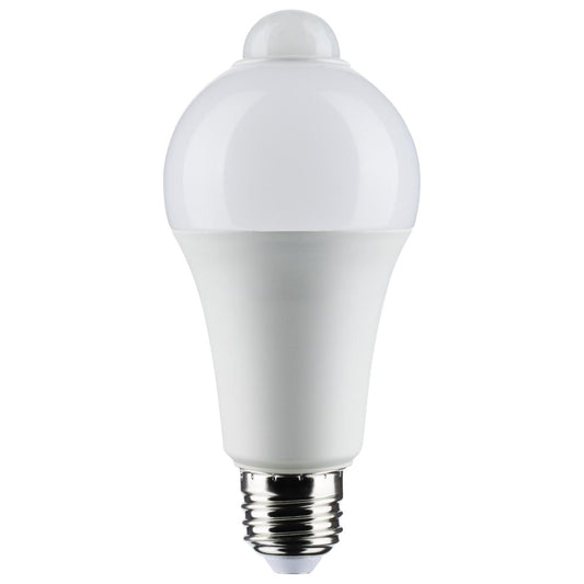 S11446  12A19/PIR/950/120V/ND  12 Watt A19 LED; White; 5000K; 1050 Lumens; 120 Volt; PIR Sensor; Non-Dimmable motion light