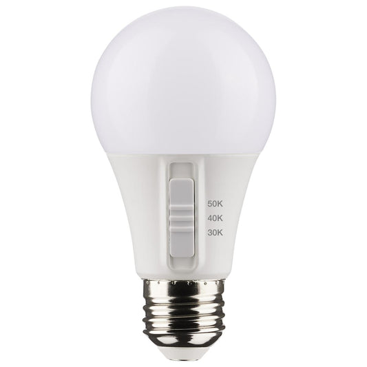 S11777  14A19/LED/3CCT/E26/120V/4PK  14 Watt A19 LED; Medium Base; CCT Selectable; White Finish; 90 CRI; 120 Volt; 4 Pack