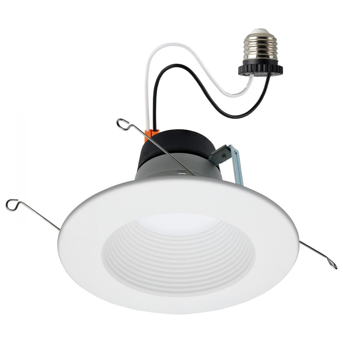 S11883  13.5WLED/DLR/5-6/WS/5CCT/RD/DB  Field Selectable LED Downlight Retrofit; Deep Baffle; 8/10.5/13.5 Watts; 27K/30K/35K/40K/50K CCT; 5-6 Inch; Round Shape; White Finish; 120 Volts
