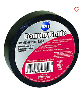 IPG 602 3/4" x 20yd Electrical Tape Indoor Use