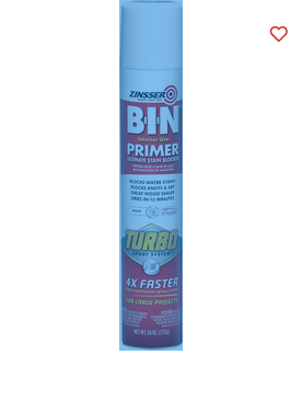 Zinsser 356880 26oz BIN Primer Turbo Spray Can