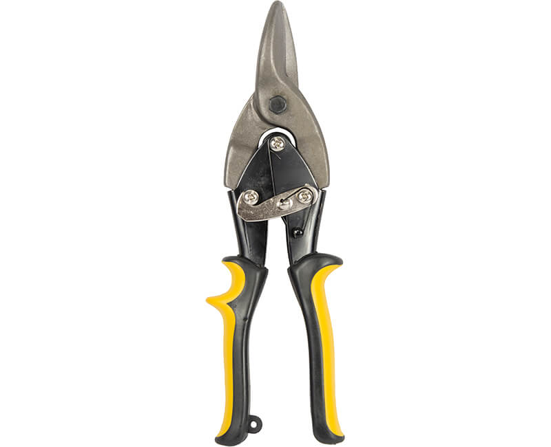 Tuff Stuff Professional Series AVIATION SNIP CHROME VANADIUM STRAIGHT CUT YELLOW RUBBER GRIP HANDLE TSP50212