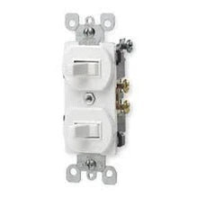 NAI BRAND DUPLEX TOGGLE SWITCH (=L5224) WHITE TS202.W
