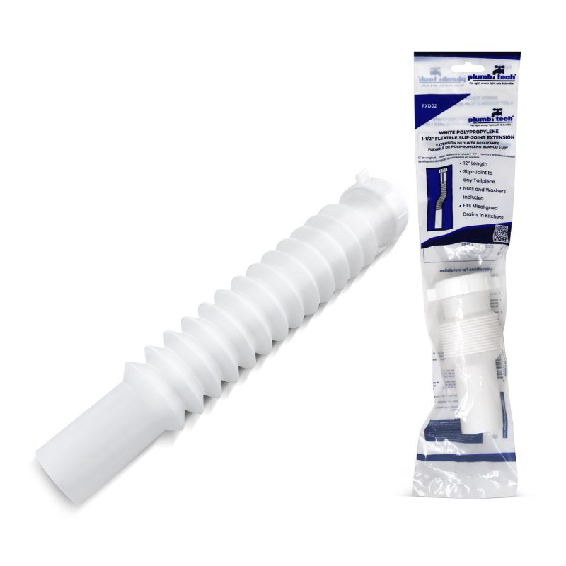 1-1/2" x 12" Flexible Slip-Joint Extension FXD02