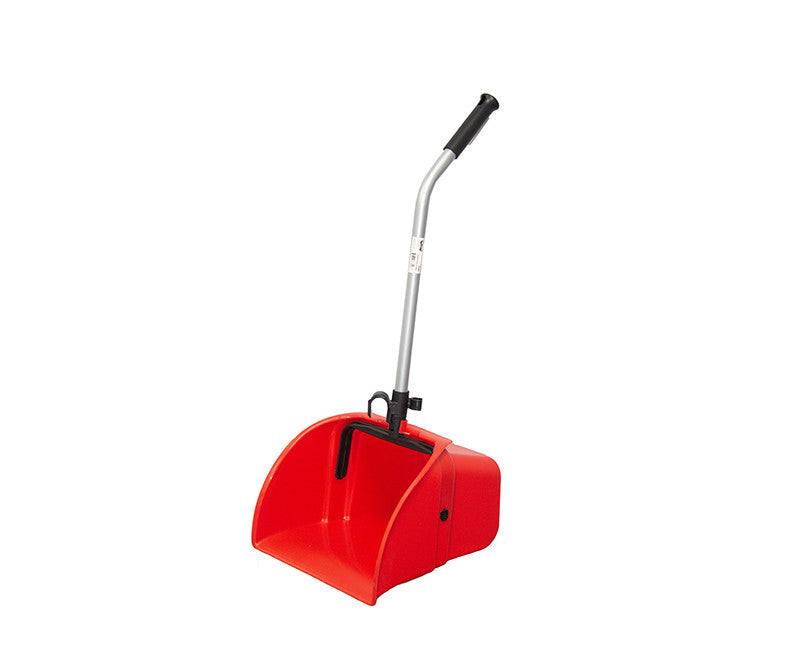 Tuff Stuff Janitorial DEBRIS PAN JUMBO ALUMINUM HANDLE WITH BROOM CLIP TSJ76007