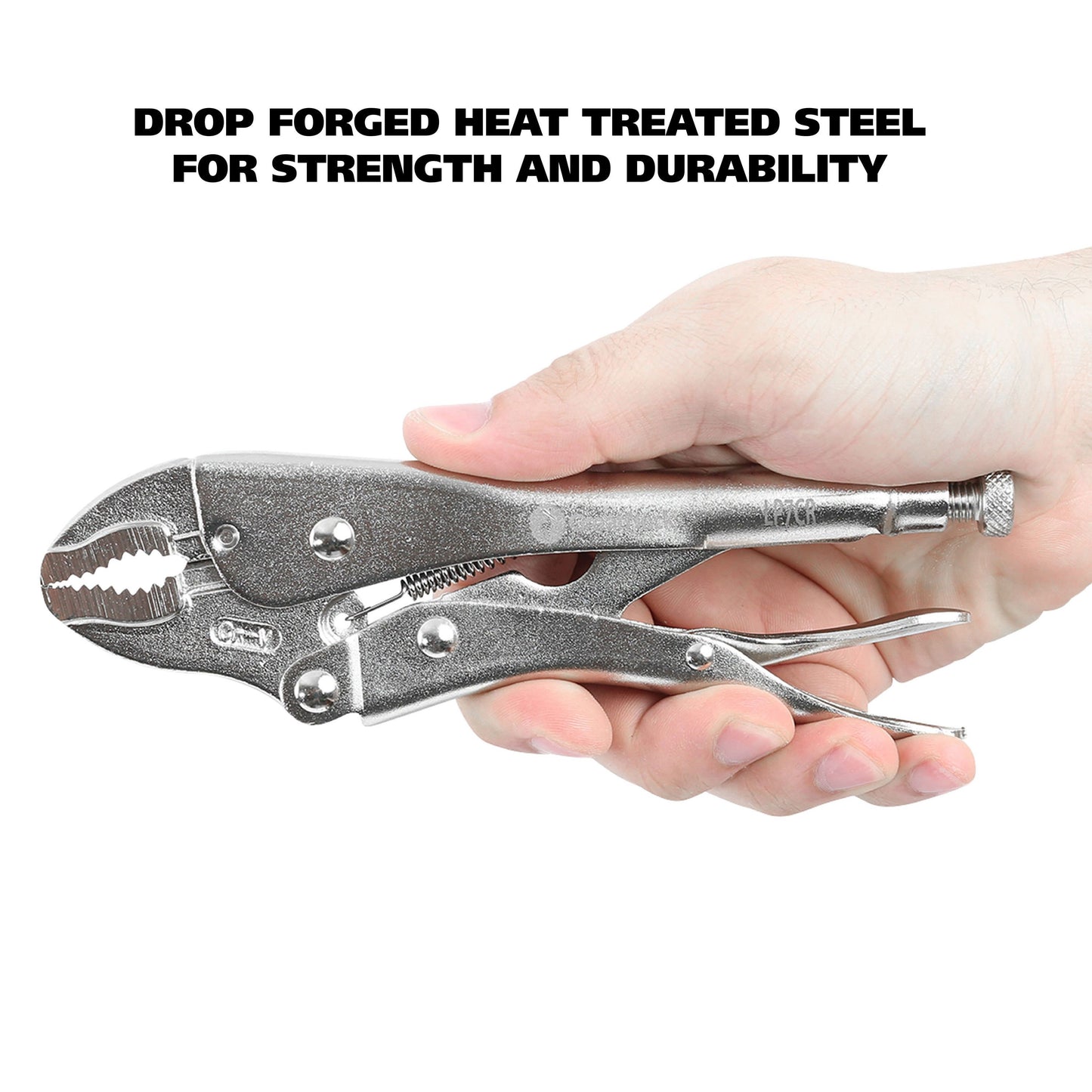 GreatNeck LP7CR 7 Inch Curved Jaw Locking Pliers