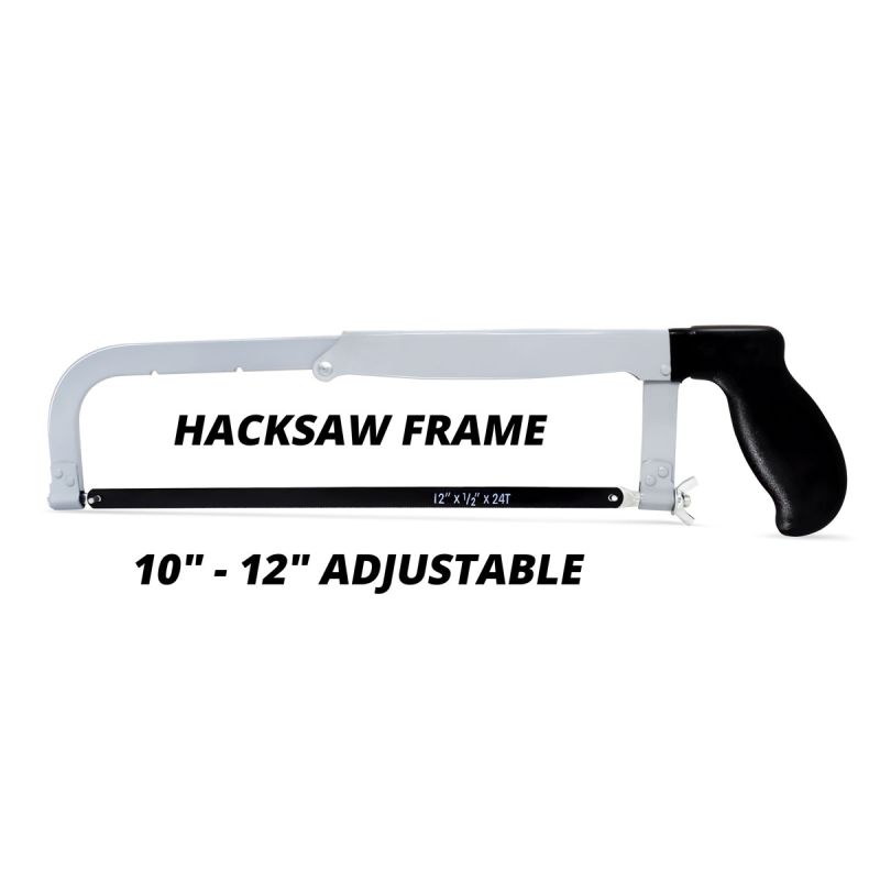 GRIP TIGHT 10" - 12" Adjustable Hacksaw Frame N1808