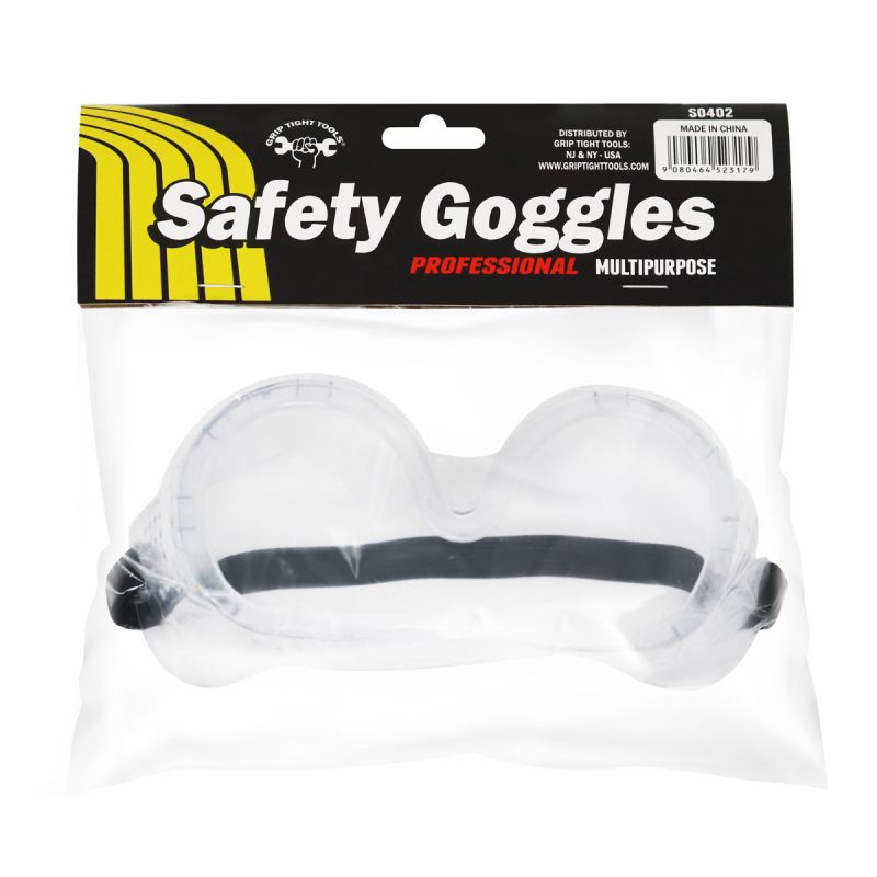Grip Tight Safety Goggles S0402