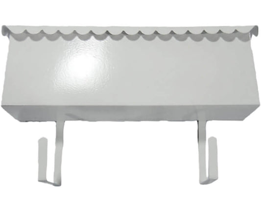 Tuff Stuff HORIZONTAL MAILBOX WHITE ENAMEL FINISH 15" WIDE X 6-1/4" HIGH X 3" DEEP TUF2032