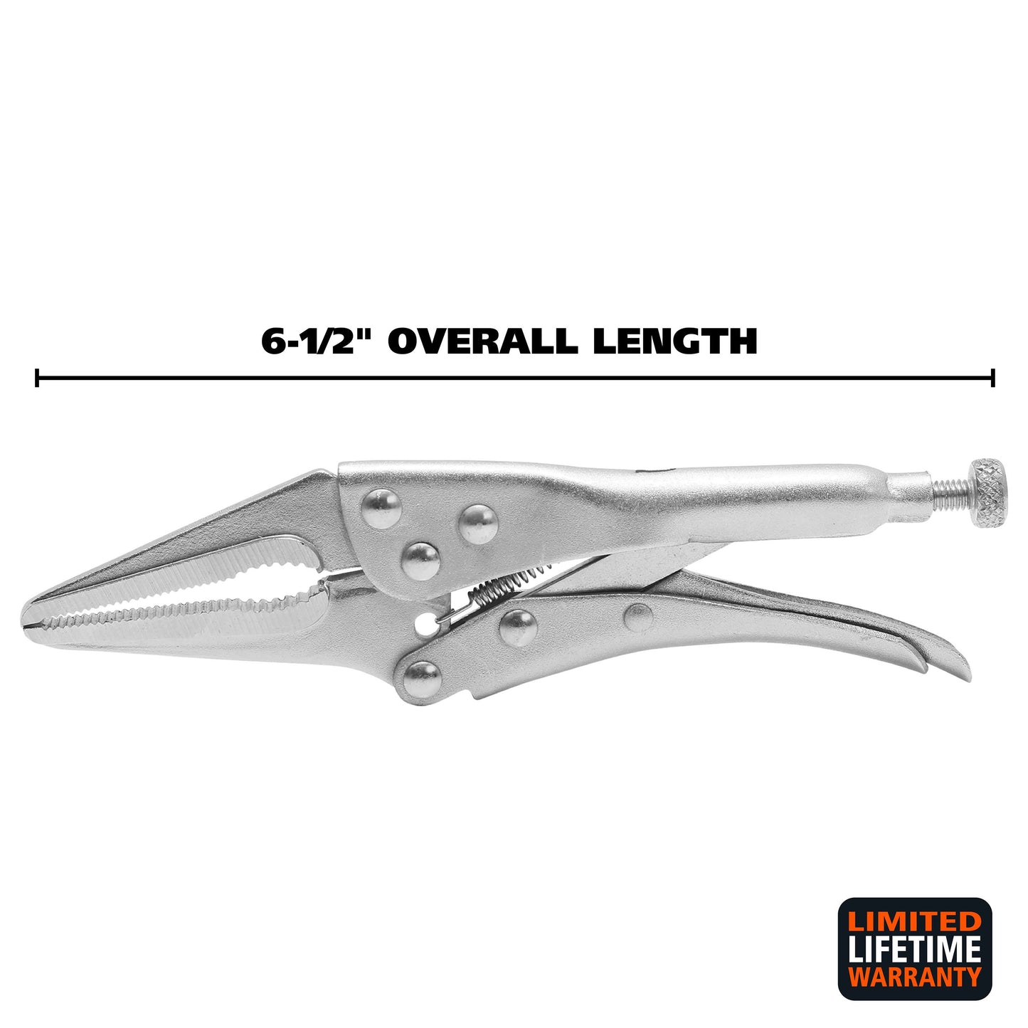 GreatNeck V65GC Long Nose Locking Pliers (6-1/2 Inch)